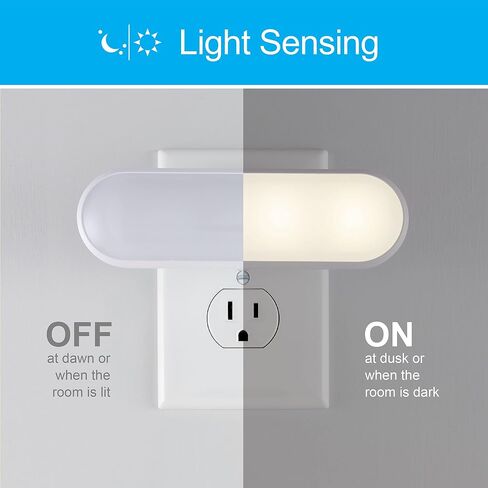 ضوء ليلي LED متغير اللون من GE، قلعة الأميرة، يتم توصيله بالجدار، مستشعر الغسق إلى الفجر، لغرفة نوم الأطفال البالغين، الحمام، غرفة الأطفال، الحضانة، حزمة واحدة، 52713 in Saudi Arabia