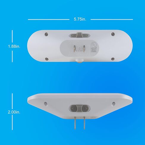 ضوء ليلي LED متغير اللون من GE، قلعة الأميرة، يتم توصيله بالجدار، مستشعر الغسق إلى الفجر، لغرفة نوم الأطفال البالغين، الحمام، غرفة الأطفال، الحضانة، حزمة واحدة، 52713 in Saudi Arabia