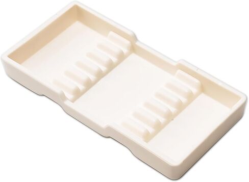 Dental Autoclavable Plastic Organizer Dental Drawer Instrument Tray Cabinet Organizer Tray (White, D) in Saudi Arabia