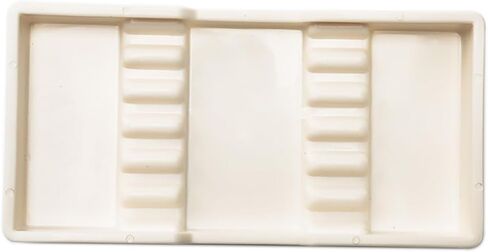 Dental Autoclavable Plastic Organizer Dental Drawer Instrument Tray Cabinet Organizer Tray (White, D) in Saudi Arabia