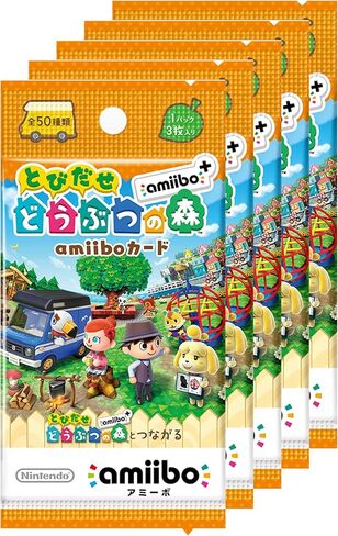 任天堂 どうぶつの森amiiboカード 第4弾 (5パックセット) in Saudi Arabia