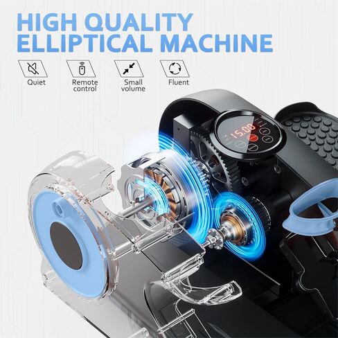 جهاز بيضاوي الشكل تحت المكتب، جهاز تمرين الساق البيضاوي كما يظهر على شاشة التلفزيون لكبار السن مع جهاز تحكم عن بعد و12 سرعة قابلة للتعديل، جهاز بيضاوي الشكل للمنزل (برتقالي) in Kuwait