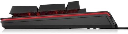 OMEN Encoder Mechanical Gaming Keyboard - Cherry MX Red Keys Switches, LED Backlit, USB Wired, Anti-ghosting, Full N-Key Rollover, Compatible Windows 10, XBOX for PC Gamers - 6YW76AA (Renewed) in Saudi Arabia