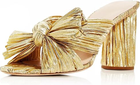 MUCCCUTE Women's Bow Knot Heeled Sandals Ankle Buckle Strap Chunky Heeled Open-toe Comfortable Wedding Party Fashion Heeled in Saudi Arabia