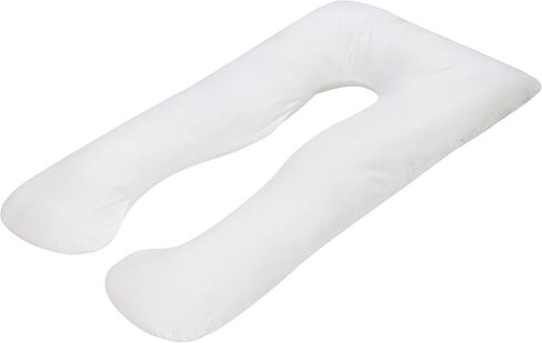 Pregnancy Pillows for Sleeping, U Shaped Full Body Pillow 55 Inch, Maternity Pillow Support for Belly, Back, Legs and Hip with Removable Cover, Pink in Saudi Arabia
