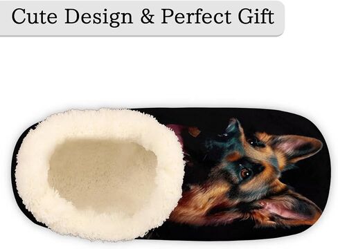 House Slippers for Women Men, Animal Fuzzy Soft Cozy Non Slip Slipper Socks for Indoor Outdoor in Saudi Arabia