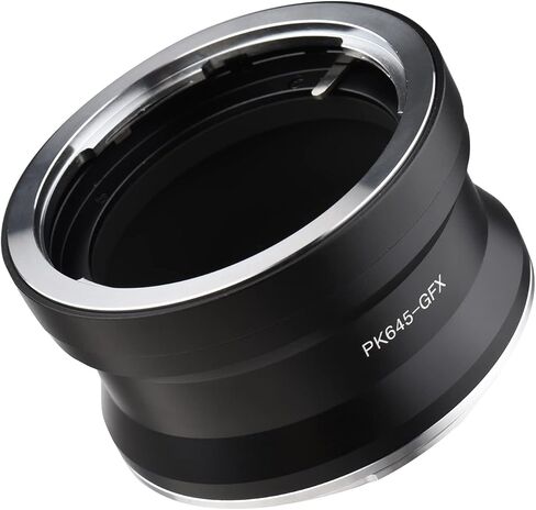 Andoer PK645-GFX Camera Lens Adapter Replacement for Pentax PK645 Lens to Fujifilm G Mount GFX100 GFX50S GFX50R GFX100S Cameras in Kuwait