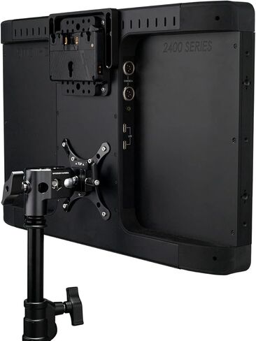 حامل شاشة مفصلي للكاميرا الخشبية Ultra QR (دبوس صغير، حامل C) لشاشات الإنتاج، مع إطلاق سريع ومشبك متوافق سويسري من ARCA in Kuwait