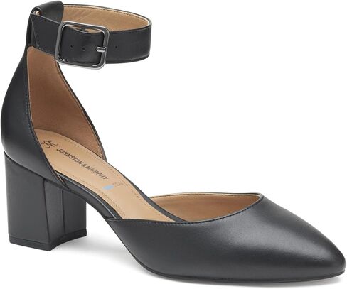 Johnston & Murphy Vicki Ankle Strap Heels for Women – Dress Shoes for Women, Women’s Leather Work Heels in Saudi Arabia
