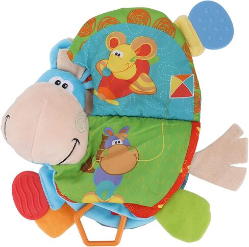 كتاب قماش مجعد، كتاب قماش كرتوني محمول صغير الحجم صديق للبشرة من البوليستر الخوخي للسفر المنزلي in Kuwait