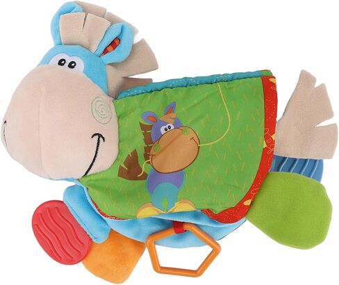 كتاب قماش مجعد، كتاب قماش كرتوني محمول صغير الحجم صديق للبشرة من البوليستر الخوخي للسفر المنزلي in Kuwait