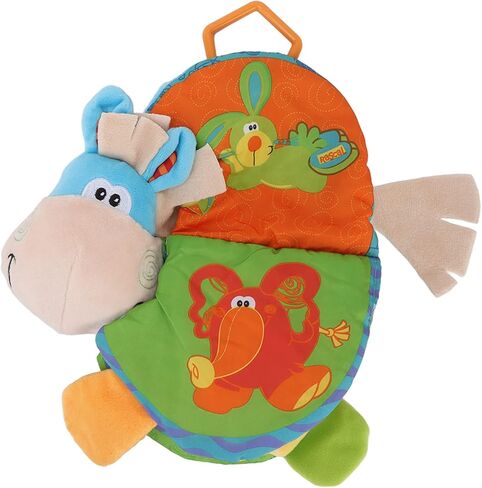 كتاب قماش مجعد، كتاب قماش كرتوني محمول صغير الحجم صديق للبشرة من البوليستر الخوخي للسفر المنزلي in Kuwait