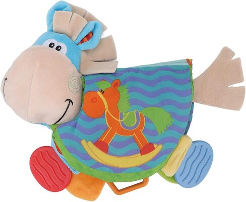 كتاب قماش مجعد، كتاب قماش كرتوني محمول صغير الحجم صديق للبشرة من البوليستر الخوخي للسفر المنزلي in Kuwait