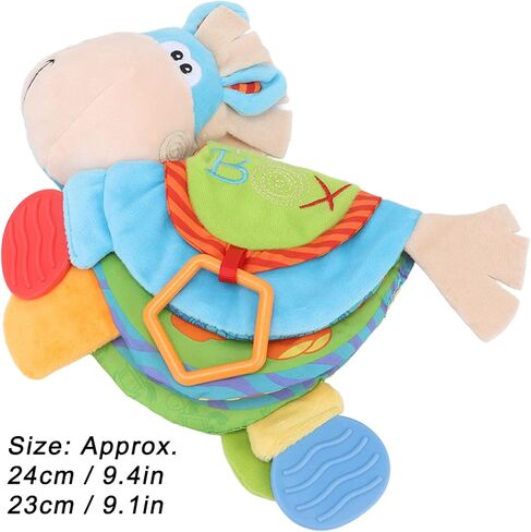 كتاب قماش مجعد، كتاب قماش كرتوني محمول صغير الحجم صديق للبشرة من البوليستر الخوخي للسفر المنزلي in Kuwait