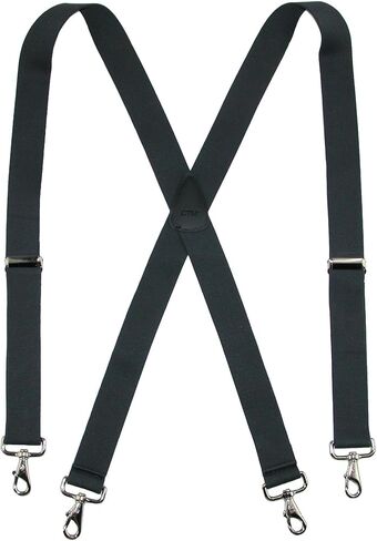 حمالة CTM® للرجال كبيرة وطويلة ومطاطة بلون X-Back مع أطراف خطافية دوارة in Saudi Arabia
