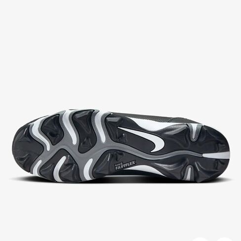 Nike Alpha Huarache Keystone Low Rubber Baseball Cleats Black | Gray Size 9 Medium in Saudi Arabia
