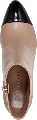 Marc Fisher LTD Women's ALEEA Ankle Boot, Light Natural/Black 110, 6.5 in Kuwait