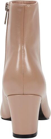 Marc Fisher LTD Women's ALEEA Ankle Boot, Light Natural/Black 110, 6.5 in Kuwait