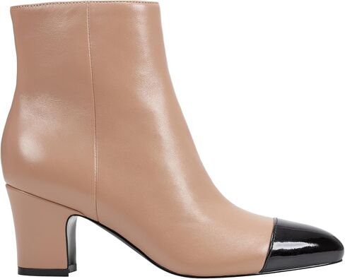 Marc Fisher LTD Women's ALEEA Ankle Boot, Light Natural/Black 110, 6.5 in Kuwait