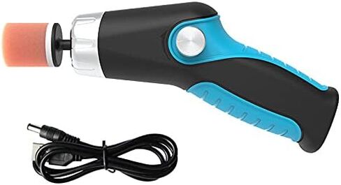 Mini Electric Car Polisher Portable Car Scratch Remover Machine Adjustable Speed Rechargeable Car Beauty Machine Tool Kit Prep for Ceramic Coating Car Wax Clay Bar in Saudi Arabia