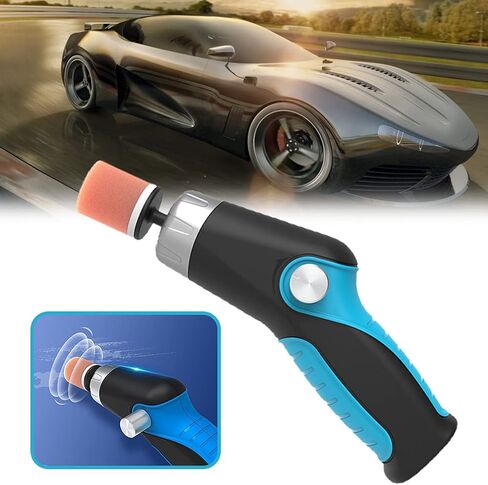 Mini Electric Car Polisher Portable Car Scratch Remover Machine Adjustable Speed Rechargeable Car Beauty Machine Tool Kit Prep for Ceramic Coating Car Wax Clay Bar in Saudi Arabia