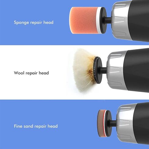 Mini Electric Car Polisher Portable Car Scratch Remover Machine Adjustable Speed Rechargeable Car Beauty Machine Tool Kit Prep for Ceramic Coating Car Wax Clay Bar in Saudi Arabia