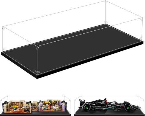 Acrylic Display Case for Lego 21319 Friends Central Perk, 13.4x9.8x5.9inches (34x25x15cm), Protect Your Collectibles from Dust with a Clear Showcase in Saudi Arabia