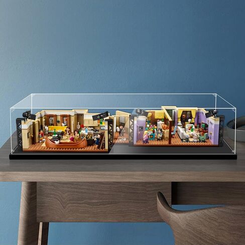 Acrylic Display Case for Lego 21319 Friends Central Perk, 13.4x9.8x5.9inches (34x25x15cm), Protect Your Collectibles from Dust with a Clear Showcase in Saudi Arabia