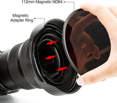 Kase 112mm Wolverine Revolution Plus Magnetic ND1000 ND Lens Filter 10-Stop in Saudi Arabia
