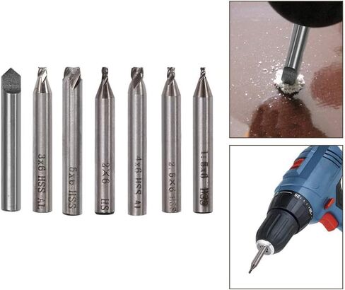 13 قطعة/المجموعة مفتاح آلة قطع القاطع عدة HSS-AL آلة عمودية قطع أجزاء لقمة ثقب in Kuwait