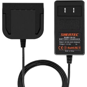 Shentec 1.2-18V Ni-Cd/Ni-NH Multivolt Battery Charger Compatible with 12V 14.4V Ridgid 130252003 130252002 130254003 130254002 130254008 RB3015 B1214G(Not Fit for Li-ion Battery)