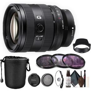Sony FE 20-70mm f/4 G Lens E Mount (SEL2070G) + Filter Kit + Lens Pouch + Cap Keeper + Cleaning Kit