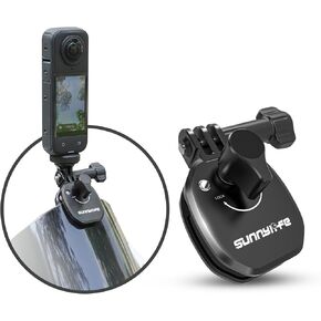 Action Camera Fixed Bracket Motorcycle Windshield Mount Compatible with Pocket 2/3 Insta 360 GO 3/3S/ Gopro Sports Cameras Freely Adjust Angles Mount for Electric Bikes Motorcycles Accessories
