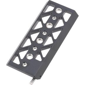 8-inch Dovetail Bridge Plate Quick Rlease Tripod Baseplate for Tilta Standard Camera Cage with 1/4"-20 & 3/8"-16 Mounting Screw