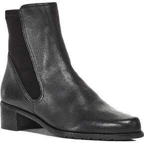Stuart Weitzman Womens Lynelle Bootie Leather Ankle Boots Black 9.5 Medium (B,M)