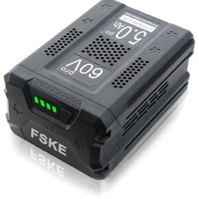 FSKE 60V 5.0Ah Lithium Replacement for Greenworks 60V Battery LB60A02 LB60A03 etc, Compatible with All Greenworks 60V Cordless Power Tools