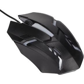 RGB Gaming Mouse, 1600 DPI USB Wired Computer Mice, 3D Scroll Wheel, Adjustable DPI, Ergonomic Gamer Mouse for Win10, for Win 8, for Win 7, for Win Vista or for Win XP (White)