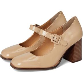 Seychelles Women's Play Pretend Crinkle Patent Pump, Beige, 9