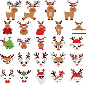 Creative Christmas Tree Wall Decal New Year Wall Decoration Stickers 34" × 43" Funny Dog Paw Print Wall Decor Stickers - We Woof You A Merry Christmas
