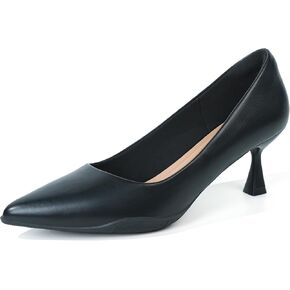 Women Comfortable Pumps Dress Shoes Mid Heel Work Heels