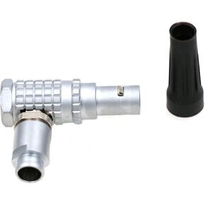 Right Angle 0B FHG 5 Pin Push Pull Circular Connector for Arri Alexa Mini Sound Devices ZAXCOM Red Epic Camera