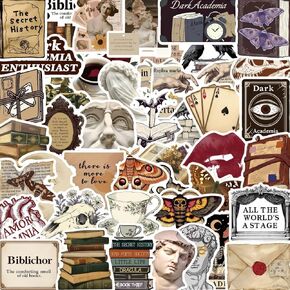 50Pcs Cool Stickers Y2K Girls Stickers Waterproof Vinyl Stickers for Water Bottle, Decoration DIY Skateboard Laptop Phone Bike Graffiti Kids Toys Trend Cartoon Decals