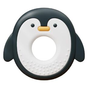 Baby Teething Toys for Babies 0-6 Months, Baby Teethers for Babies 3-6 6-12 Months Silicone Baby Chew Toys Gifts for Must Haves, BPA Free Penguin