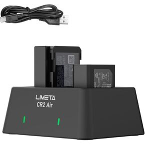 CR2Air FZ100 NP-FW50 NP-BX1 Fast Camera Battery Charger 25W Dual Port Charging Station Compatible with Sony Batteries DSC-RX100 Bluetooth and OTA Support APP Connection