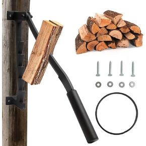 Ownsig Wall Mounted Firewood Splitter, Metal Kindling Splitter for Wood, Manual Portable Firewood Cutter for Indoor or Outdoor(Suitable for Dry Cedar and Pine) in Kuwait