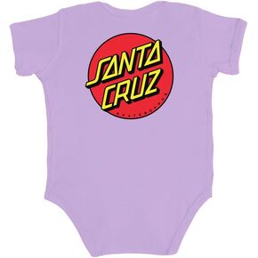 SANTA CRUZ Classic Dot S/S One Piece T-Shirt Lavender 6 Mos Infant
