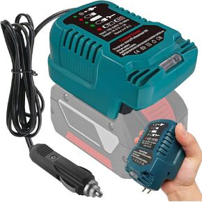 Charger for Bosch 18V Battery Charger Replacement,for Bosch 18V GBA Mini Portable Car Compact Charger,with Cigarette Lighter Plug Vehicle Charger