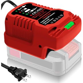 شاحن بطارية ليثيوم أيون 20 فولت من باور، شاحن صغير محمول لشاحن ليثيوم هايبرماكس 20 فولت، مع مؤشر LED in Kuwait