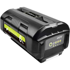 6.0Ah 40 Volt Replacment for Ryobi 40V Battery Lithium-Ion Battery Compatible with Ryobi 40V Battery OP4040 OP4030 OP40301 OP4050 OP4015 OP4026 OP40261 Cordless Power Tools Battery in Kuwait