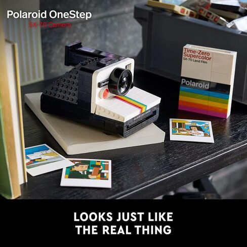 مجموعات بناء بولارويد وان ستيب SX-70 من ليغو آيدياز للبالغين - مجموعة الحرف اليدوية لنموذج بولارويد العتيق، للأعمار من 18 عامًا فما فوق - هدية فريدة وفريدة من نوعها لعيد الميلاد للمصورين - 21345 in Saudi Arabia